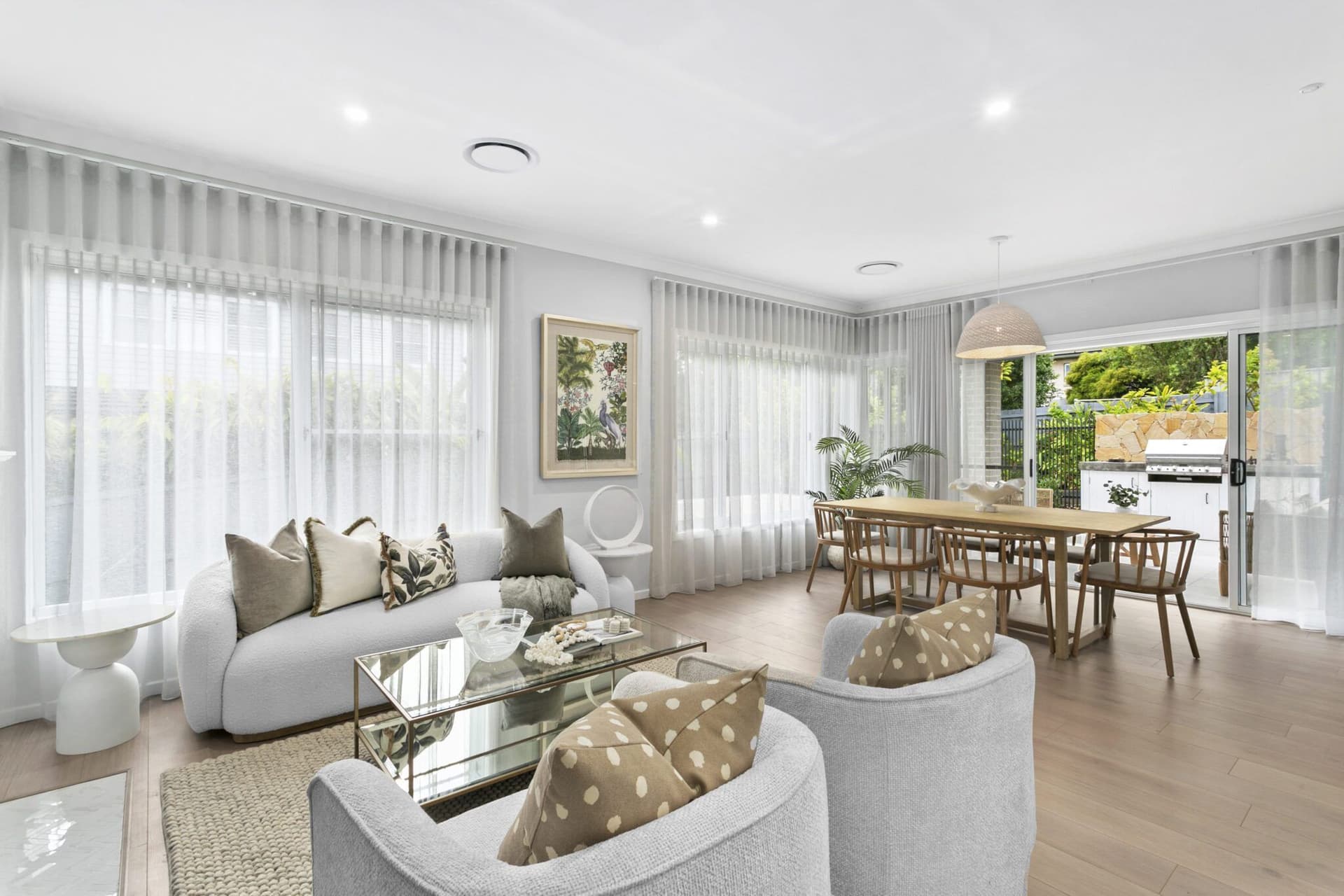 A home that's been styled by Furnishx and their furniture packages