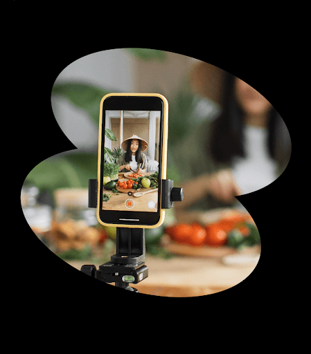 Capturing content for TikTok