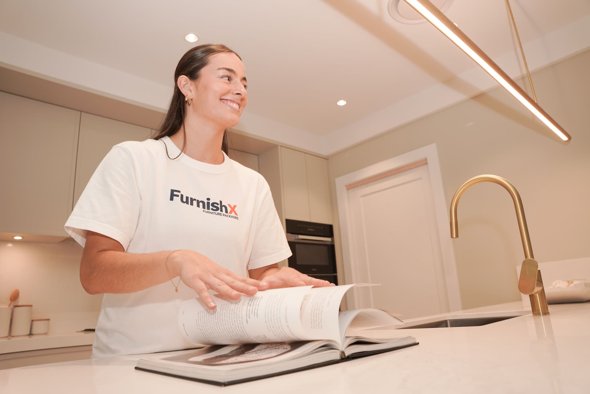 One of the interior stylists at Furnishx