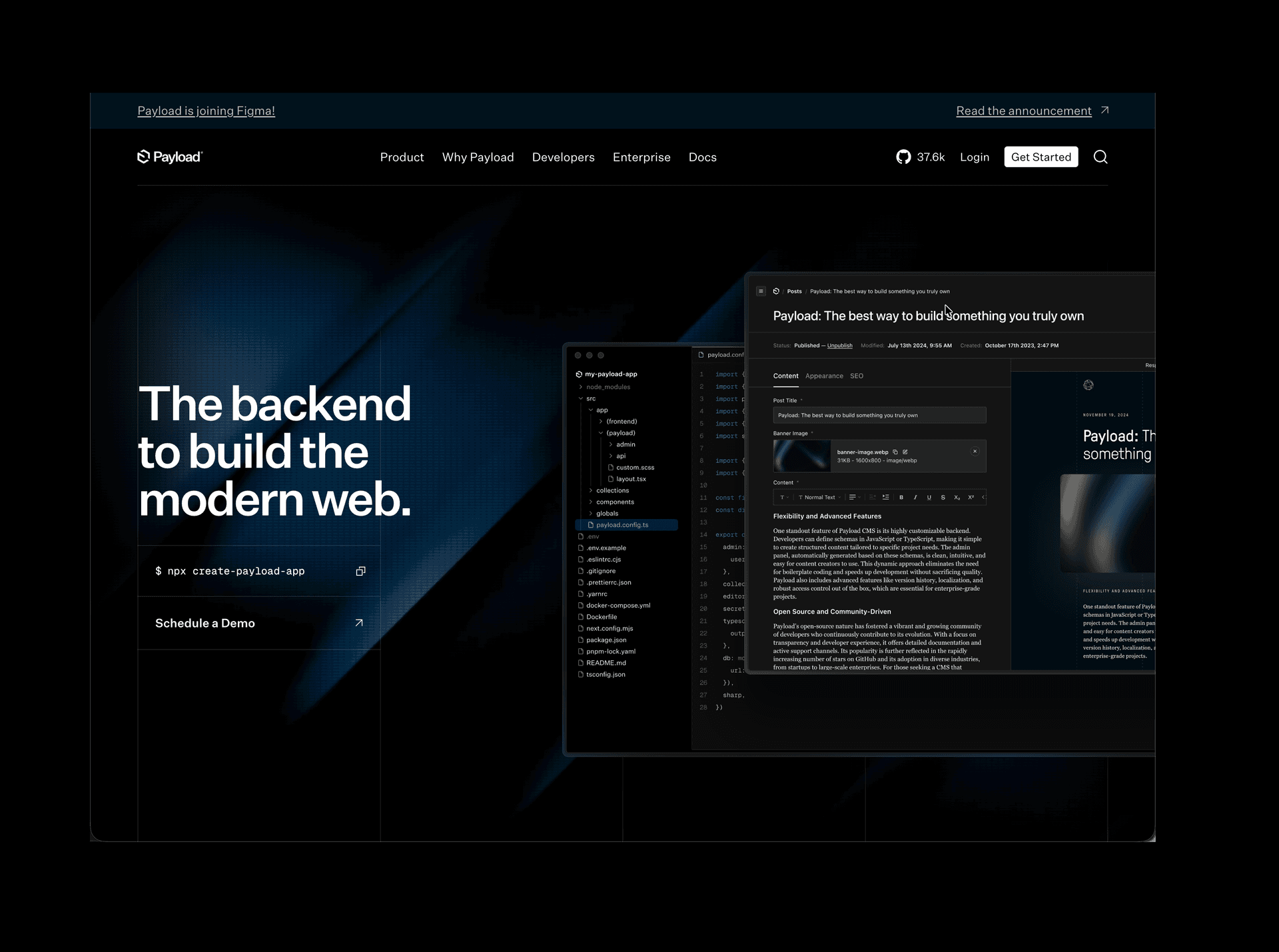 payload cms agency headless