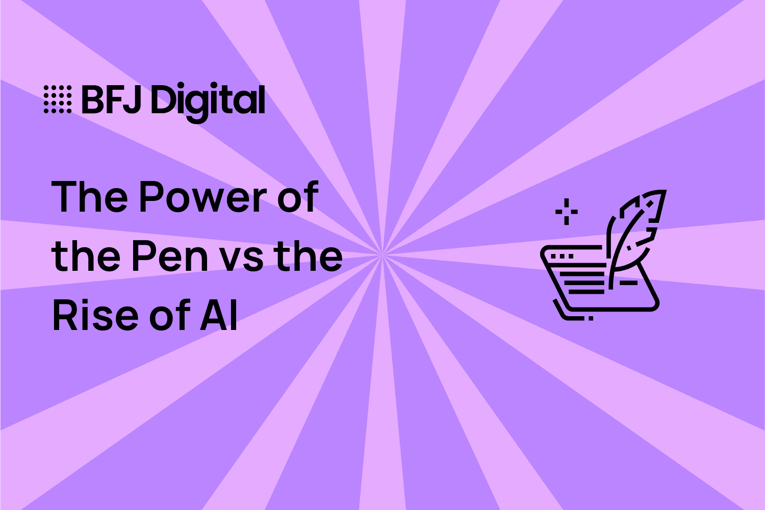 The Power of the Pen vs the Rise of AI