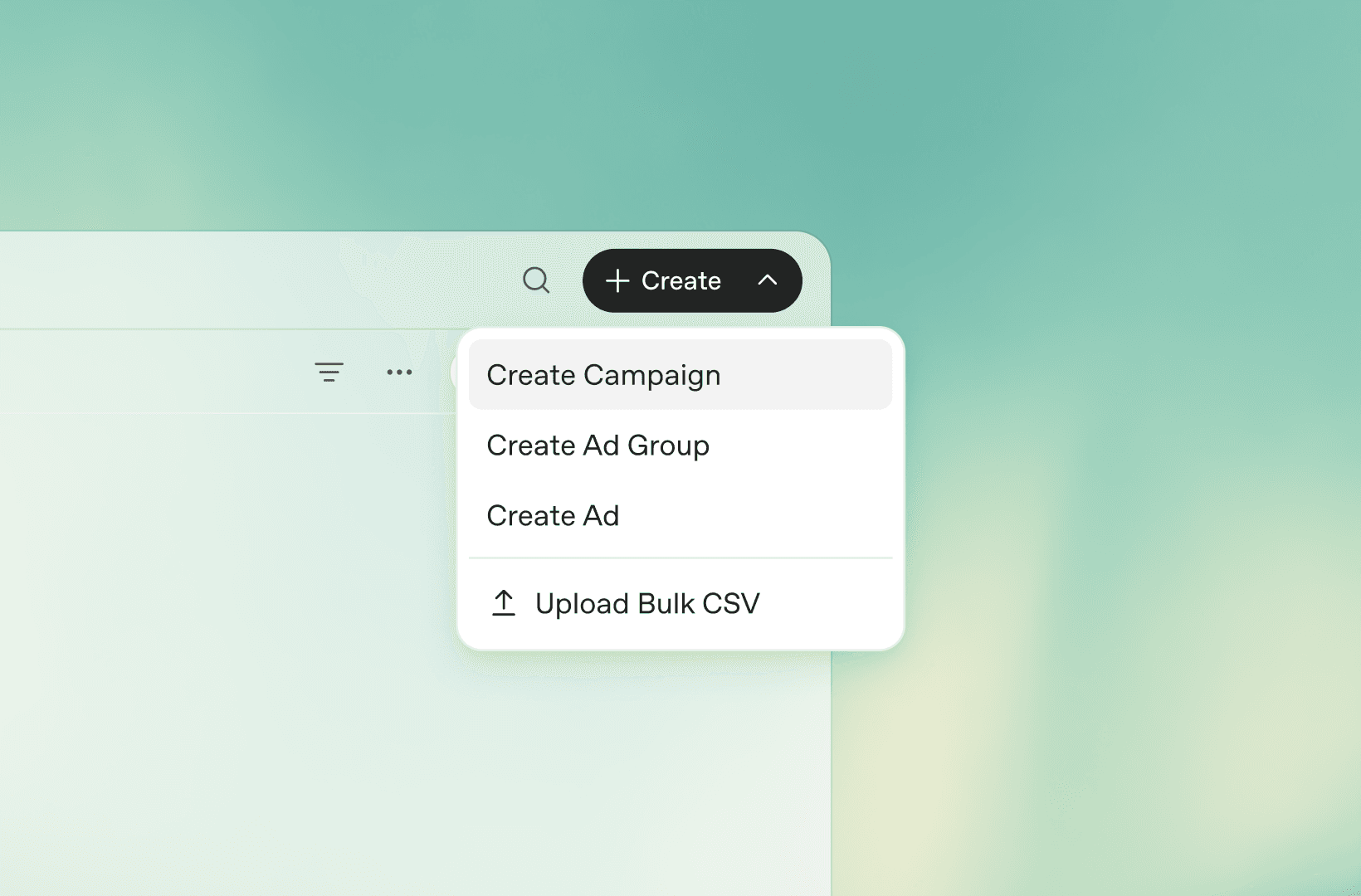 Interface of ChatGPT, creating a new campaign
