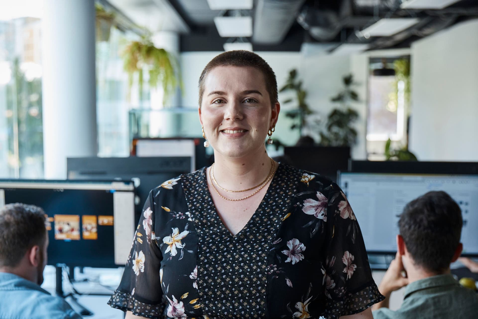 Hannah at BFJ Digital office