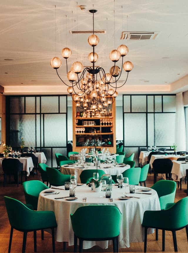 Stylish restaurant interior