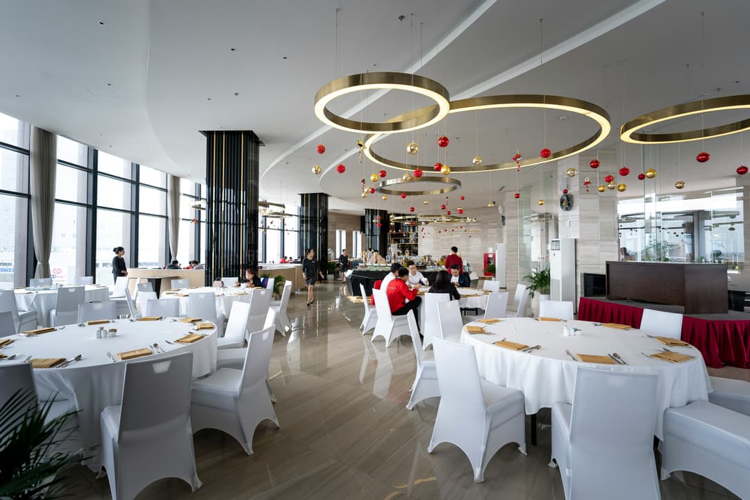 interior view of a nice restaurant