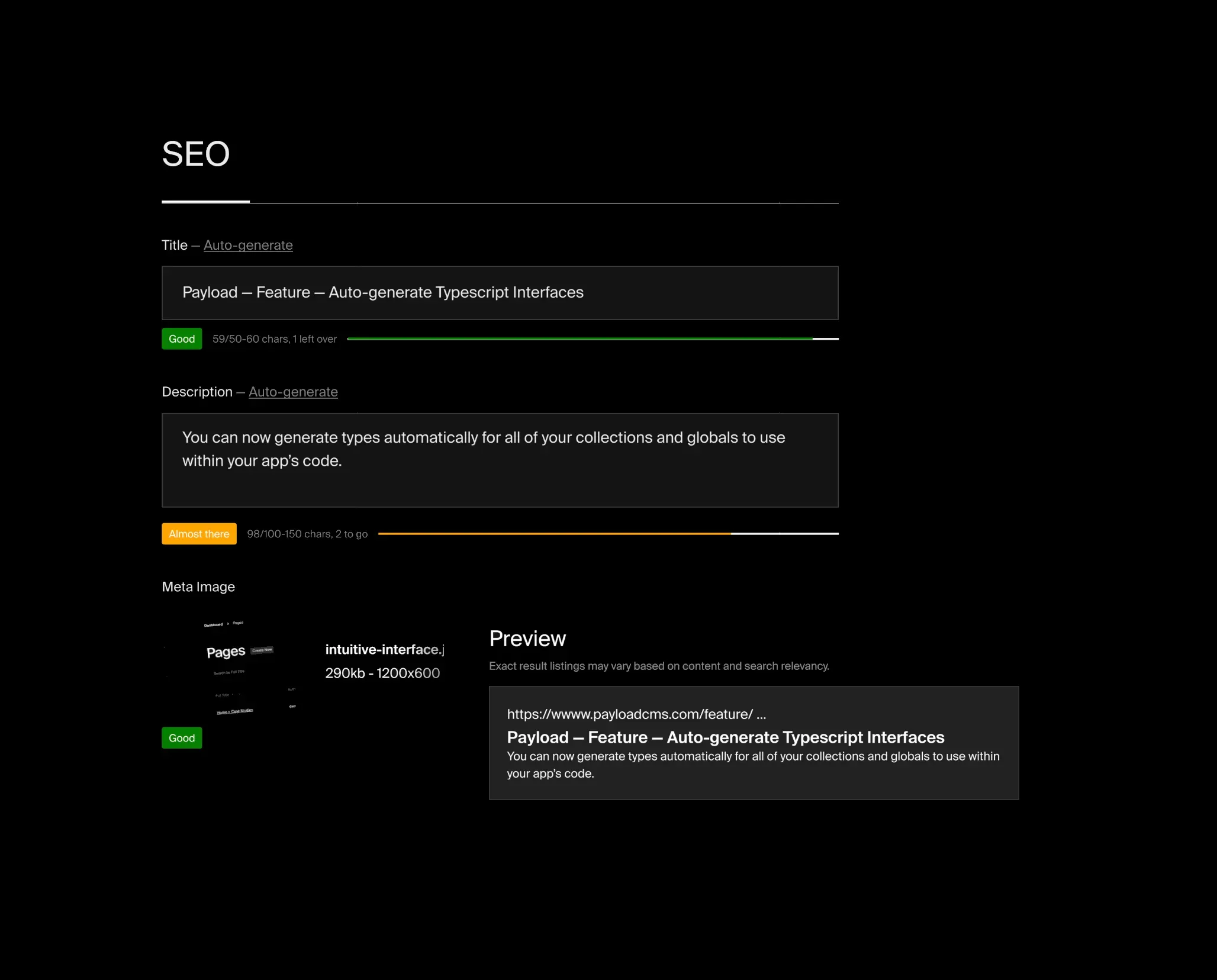 payload seo