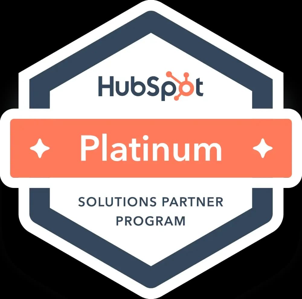 Platinum HubSpot solutions partner badge